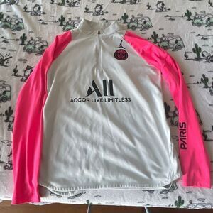 Jordan Paris Acorr live limitless saint germain half zip up sweat shirt size M